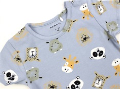 Name It dusty blue sunsuit print